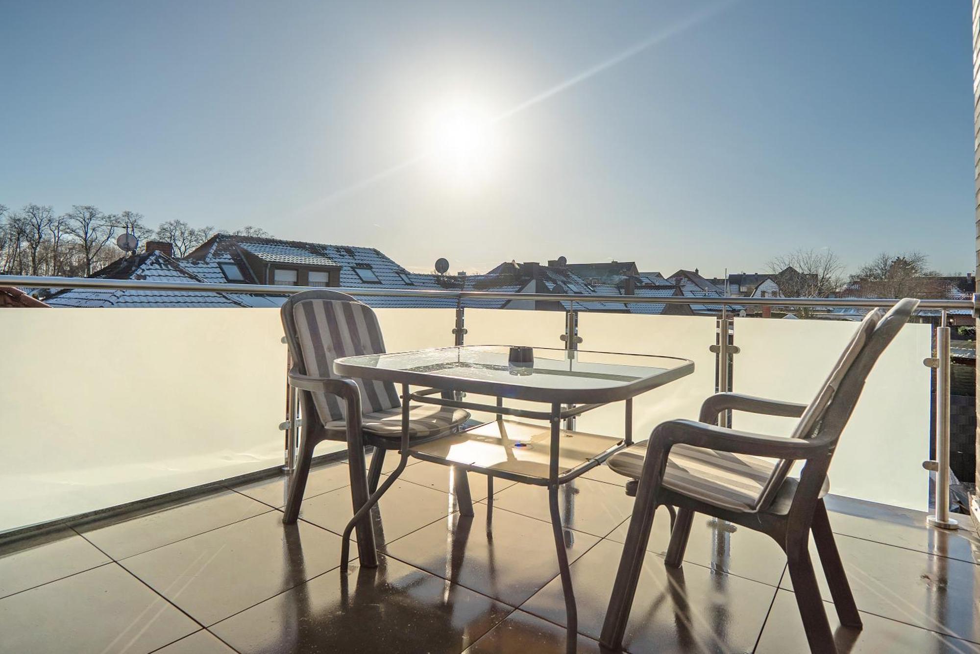 Neubau Ferienwohnung Mit Balkon Гронау Екстериор снимка